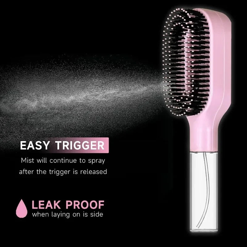 2-in-1 Detangling Mist Hair Brush
