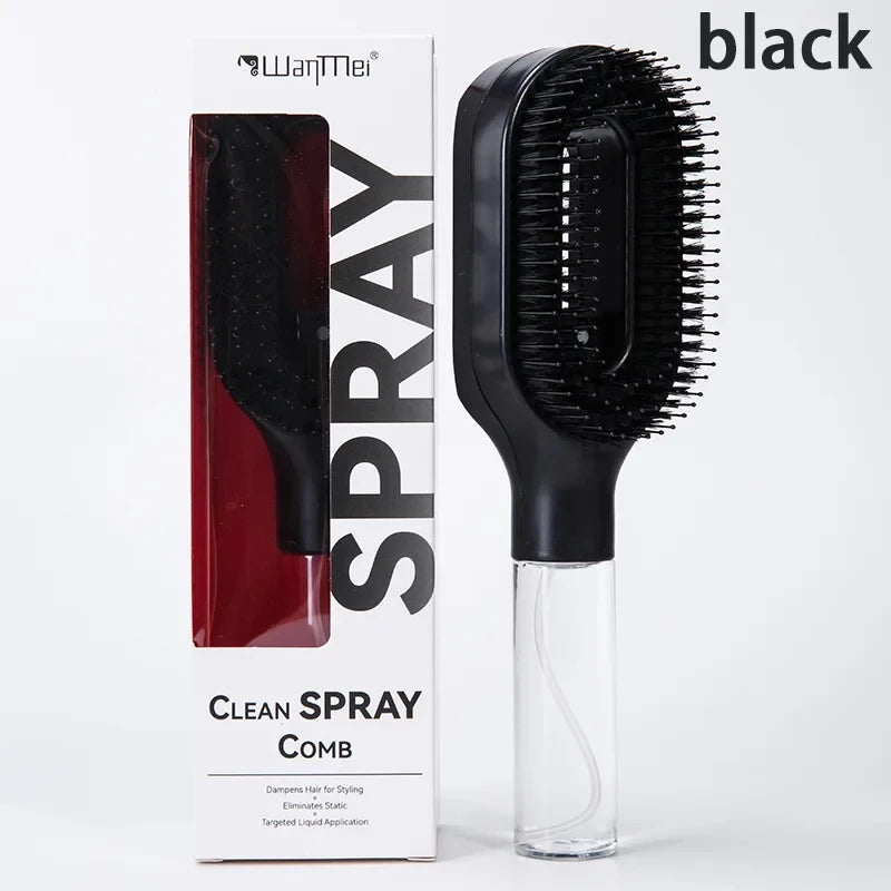 2-in-1 Detangling Mist Hair Brush