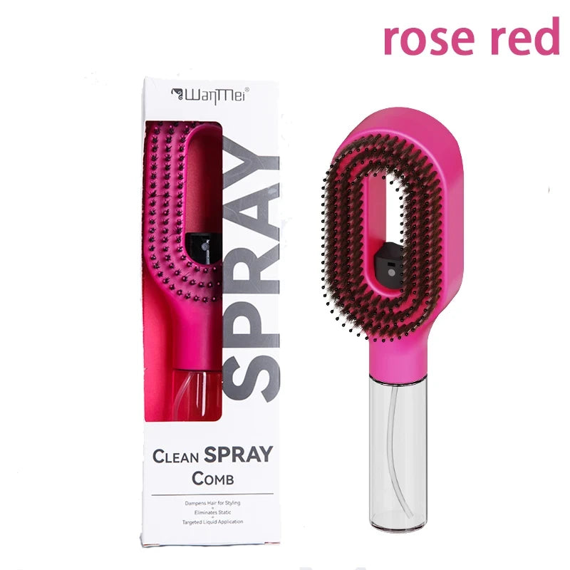2-in-1 Detangling Mist Hair Brush