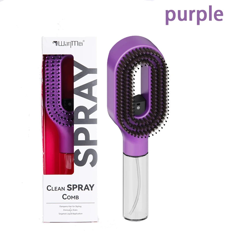 2-in-1 Detangling Mist Hair Brush