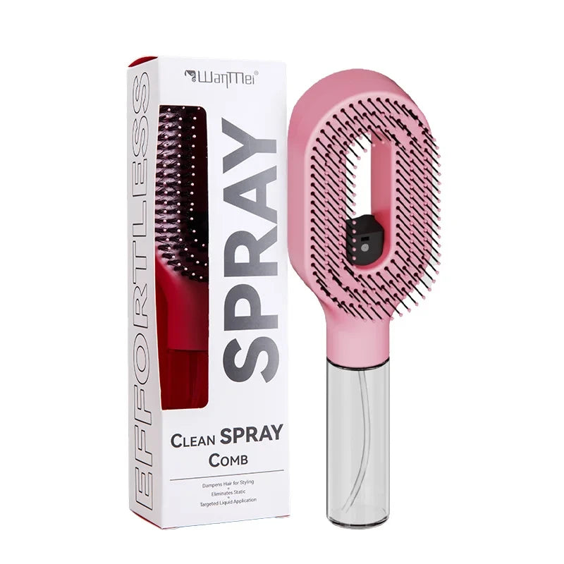 2-in-1 Detangling Mist Hair Brush