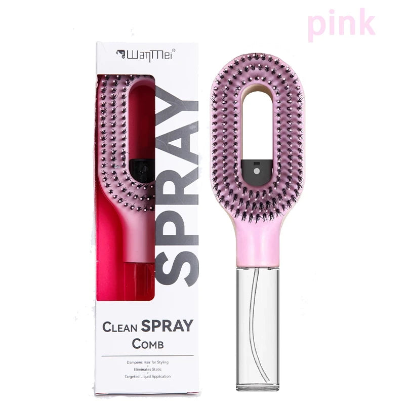 2-in-1 Detangling Mist Hair Brush