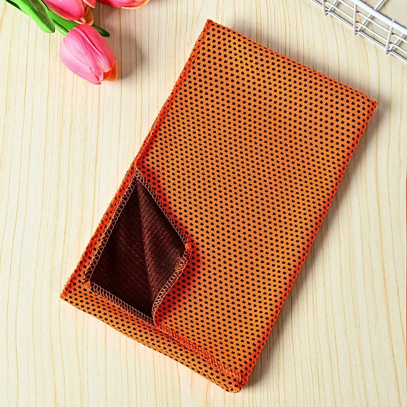 Dot Print Cooling Fitness Towel