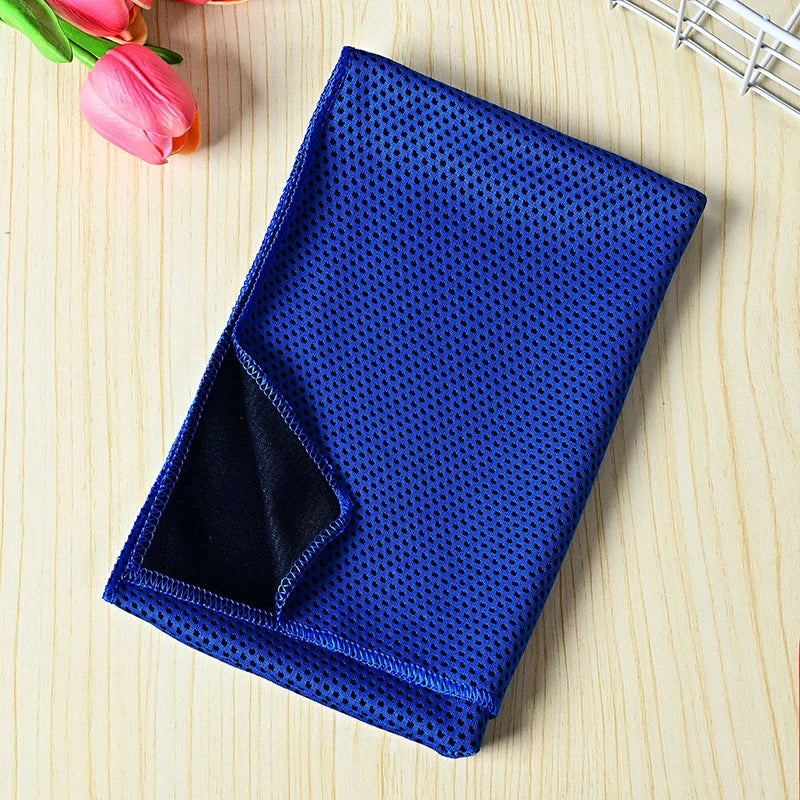 Dot Print Cooling Fitness Towel