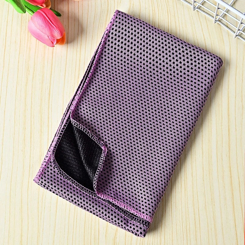 Dot Print Cooling Fitness Towel