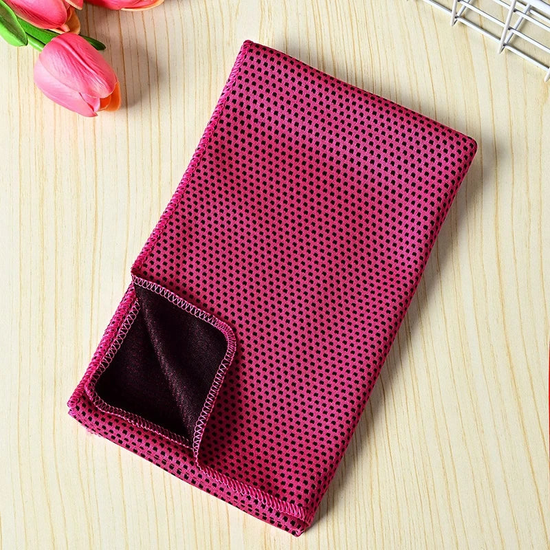 Dot Print Cooling Fitness Towel