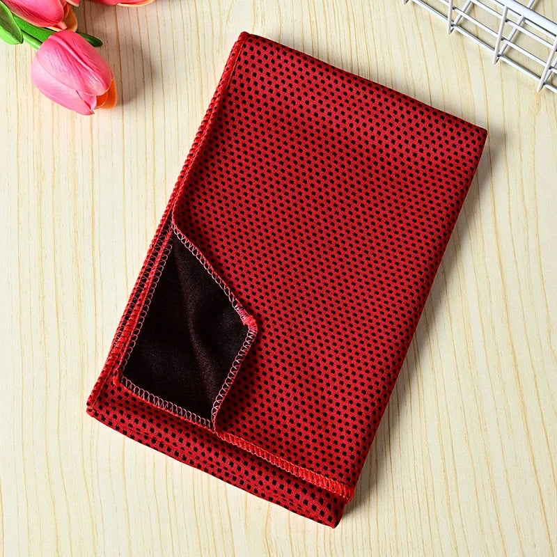 Dot Print Cooling Fitness Towel