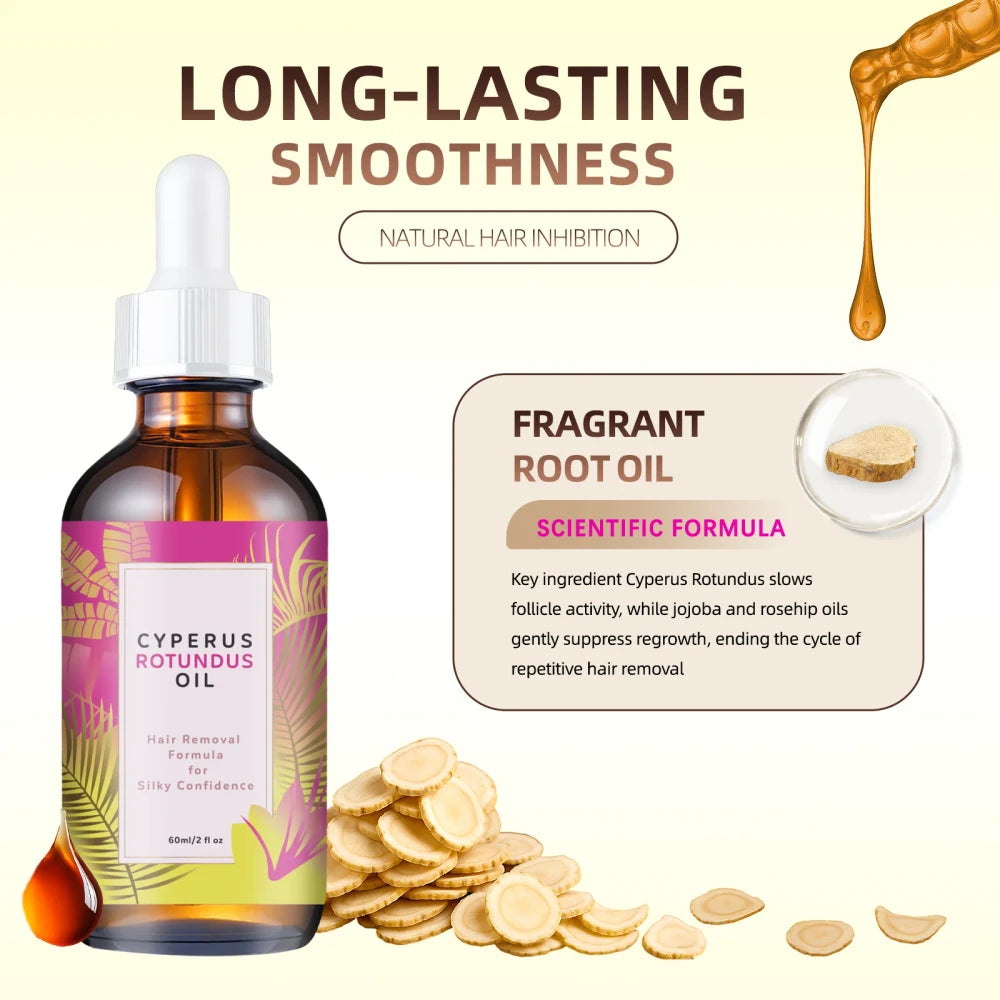 Natural Hair Growth Inhibitor Oil