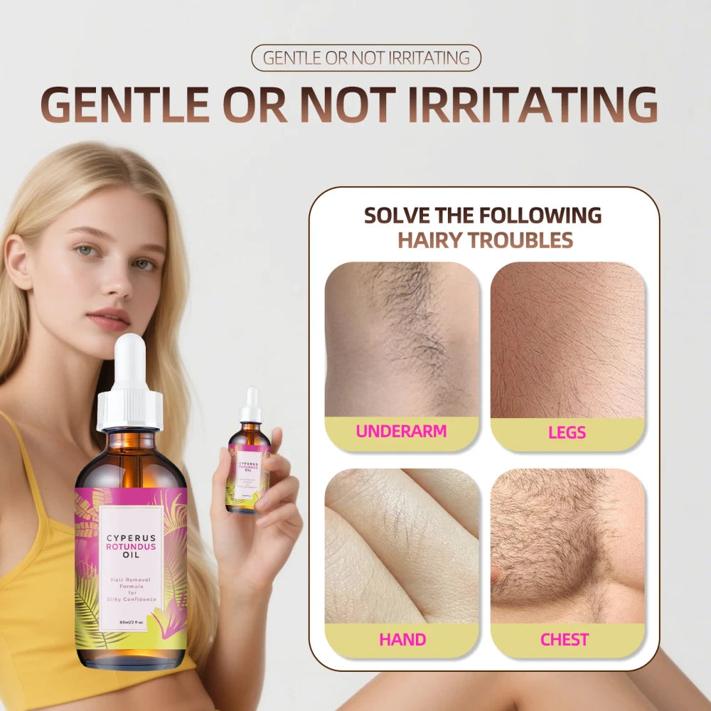 Natural Hair Growth Inhibitor Oil