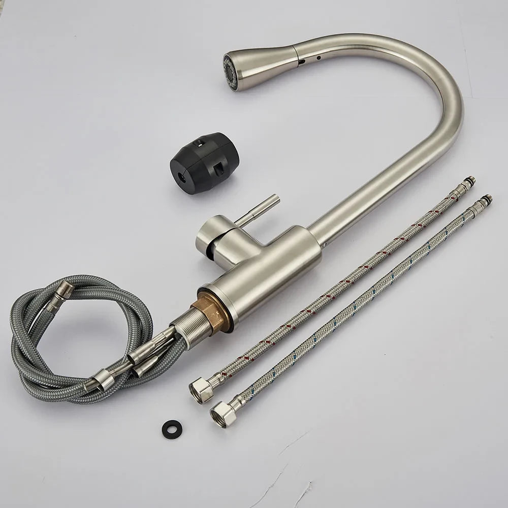 Flexible Pull-Out Kitchen Faucet