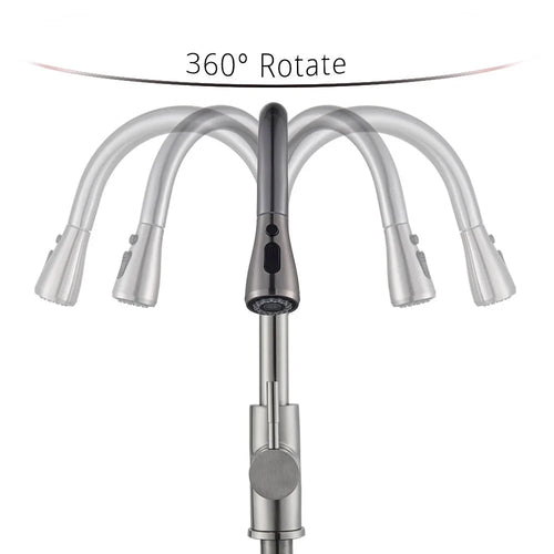 Flexible Pull-Out Kitchen Faucet