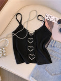 Ribbed Heart Back Cami