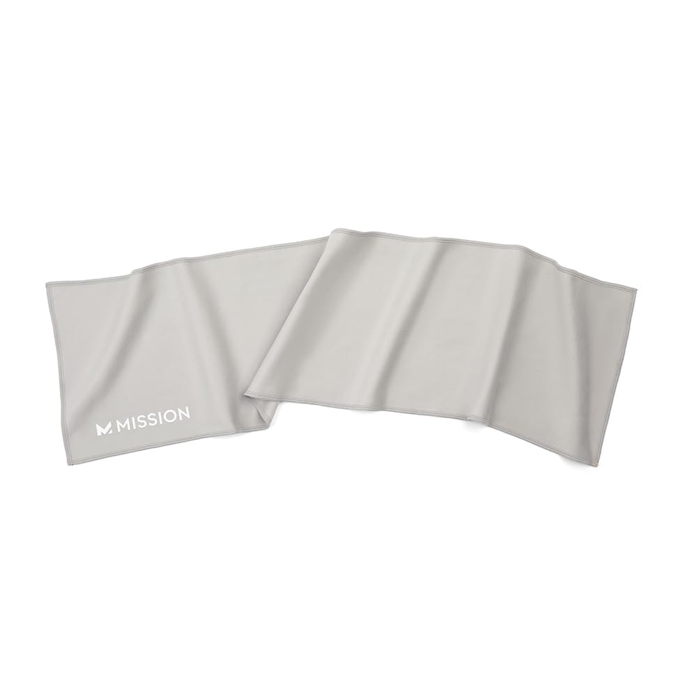 MISSION On-The-Go Cooling Towel - Soft, Lightweight Fabric - Cools Up to 2 Hours - UPF 50 Sun Protection - Machine Washable (Navy)