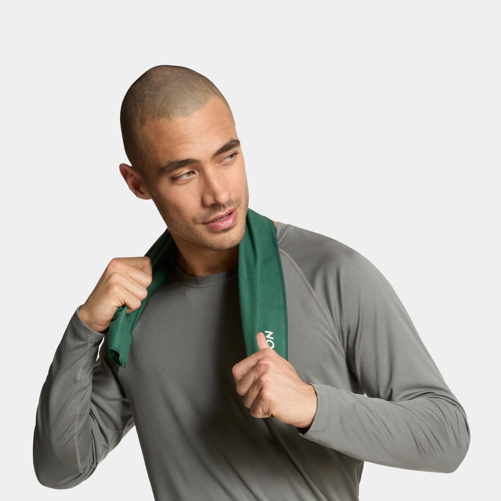 MISSION On-The-Go Cooling Towel - Soft, Lightweight Fabric - Cools Up to 2 Hours - UPF 50 Sun Protection - Machine Washable (Navy)